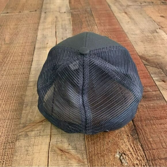 Patagonia mens mesh back baseball hat in gray - Picture 8 of 8